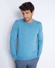 Truien - Lichtblauwe fijngebreide trui