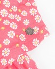 Kleedjes - Donkerroze jurk met bloemenprint Maya