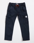 Pantalons - Donkerblauwe cargobroek 