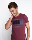 T-shirts - Bordeaux T-shirt met print
