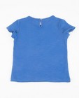 T-shirts - Blauw T-shirt met haakwerk Heidi