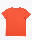 T-shirts - Rood T-shirt met grote print