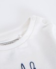 T-shirts - Biokatoenen longsleeve met opschrift