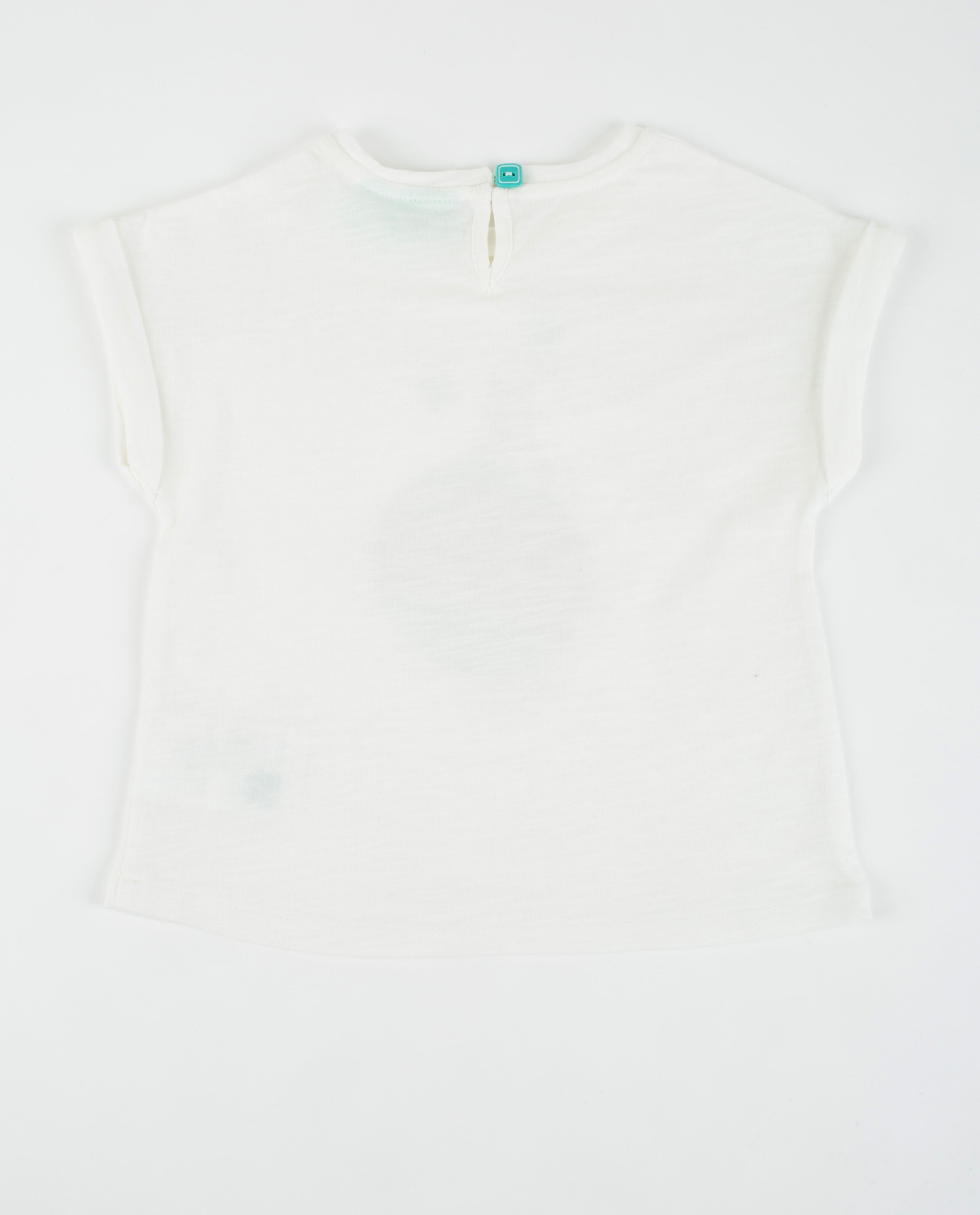 T-shirts - Wit T-shirt met glitterprint Samson