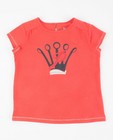 T-shirts - T-shirt met glitterkroon Prinsessia