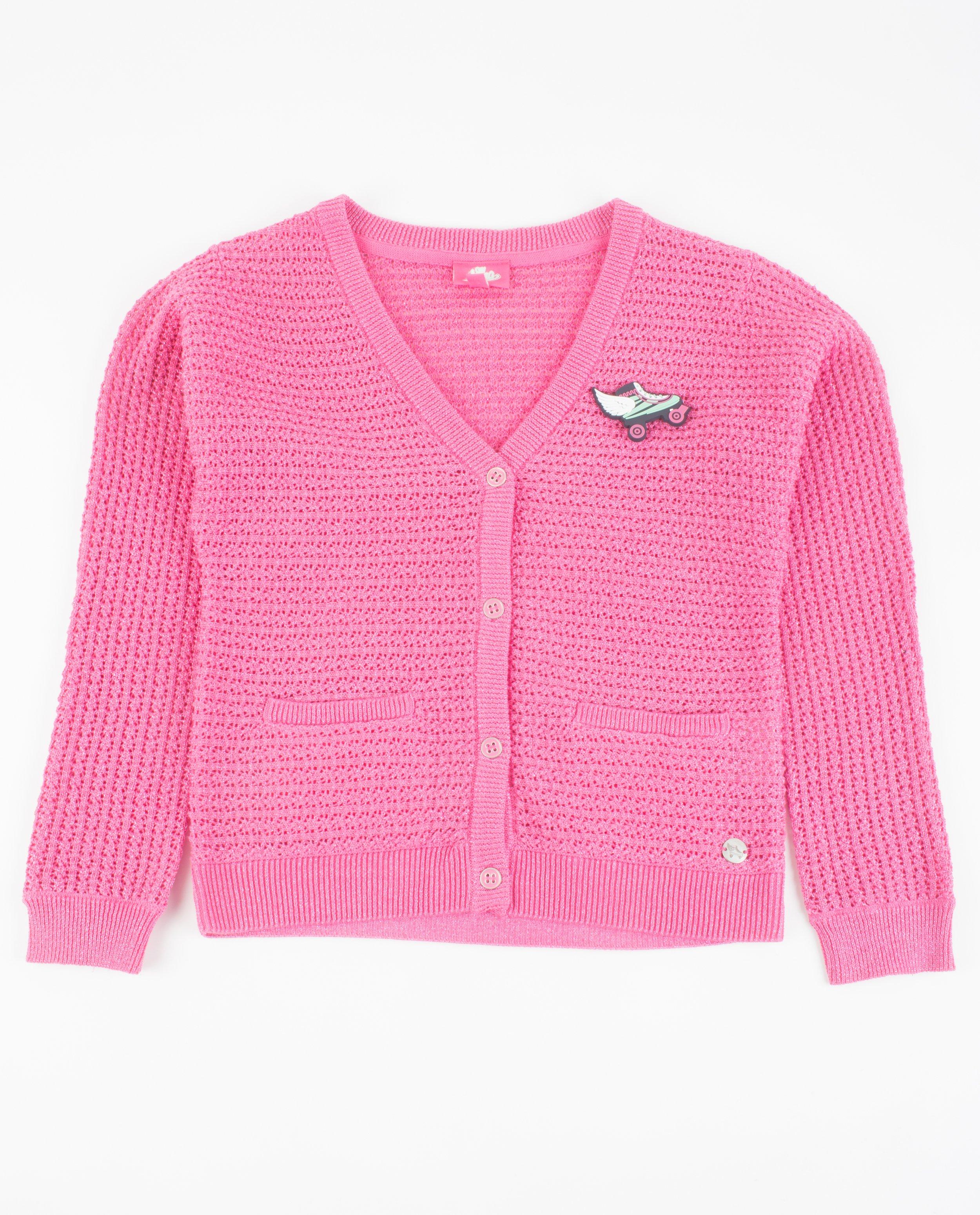 Roze glittercardigan Soy Luna - null - Luna