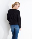 Sweaters - Zwarte gespikkelde sweater