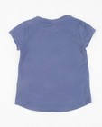 T-shirts - Donkerblauw T-shirt met print Kaatje