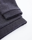 Sweats - Grijze sweater met reliëfprint 