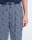 Pantalons - Lyocell broek met barokke print