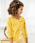 Kleedjes - Gele jurk met glitterprint