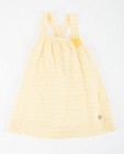 Kleedjes - Gele jurk met glitterprint