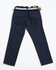 Pantalons - Donkerblauwe jeans met riem Samson