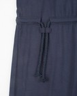 Kleedjes - Donkerblauwe jurk met tunnelkoord