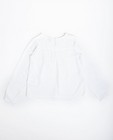 Hemden - Wit viscose hemd met reliëf