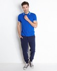 Polo's - Felblauwe polo, comfort fit