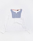 Roomwitte blouse met borduursel - null - JBC
