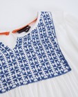 Chemises - Roomwitte blouse met borduursel
