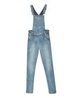 Lichtblauwe skinny jeanssalopette - null - JBC