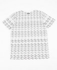 T-shirts - T-shirt met zigzagmotief I AM