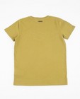 T-shirts - Kaki T-shirt met reliëfprint I AM