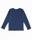 T-shirts - Jeansblauwe longsleeve, biokatoen I AM