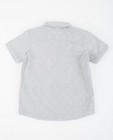 Hemden - Lichtgrijs hemd met nautische print