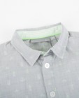 Hemden - Lichtgrijs hemd met nautische print