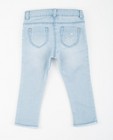Jeans - Lichtblauwe skinny jeans met print