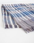 Breigoed - Gestreepte sjaal in zachte kleuren
