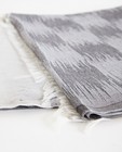Bonneterie - Grijze sjaal met subtiele print