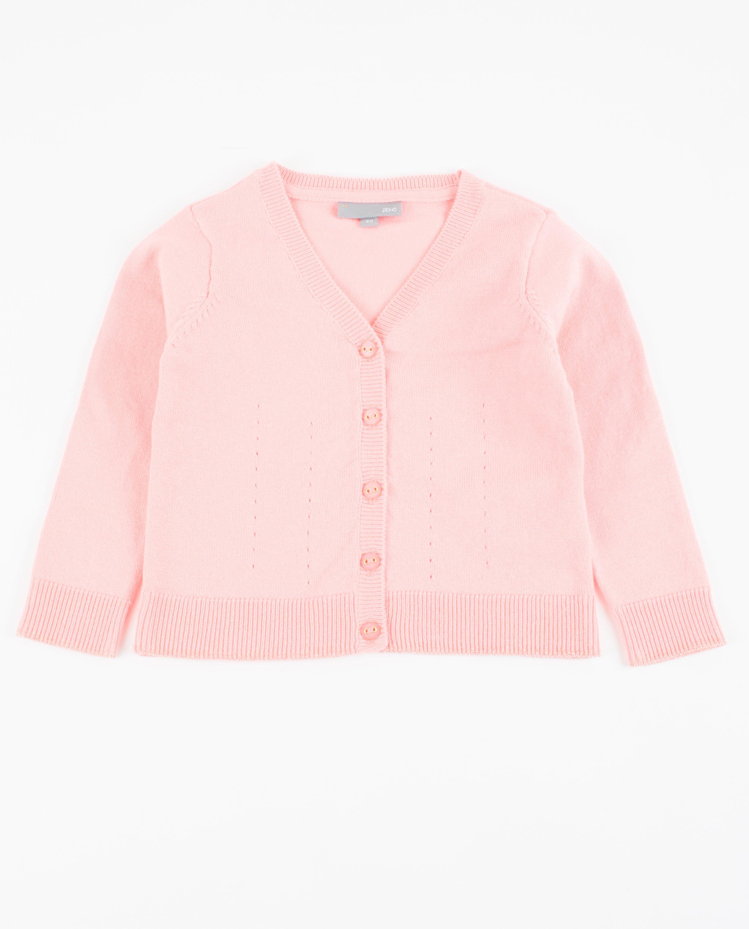 Cardigan rose avec du lurex - null - JBC