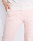 Broeken - Lichtroze pantalon met enkellengte