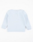 Sweaters - Lichtblauwe sweater met fotoprint