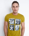 T-shirts - Kaki T-shirt met fotoprint I AM