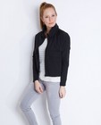 Manteaux - Zwarte jas met een cropped fit