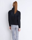 Manteaux - Zwarte jas met een cropped fit