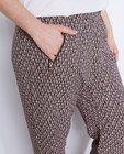 Pantalons - Soepele broek met retroprint