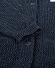 Cardigan - Marineblauwe gebreide cardigan