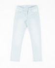 Lichtblauwe skinny jeans met kant - null - JBC