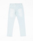 Jeans - Lichtblauwe skinny jeans met kant