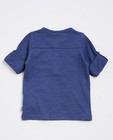 T-shirts - Donkerblauwe longsleeve met borstzak