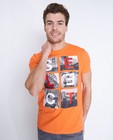 T-shirts - Oranje T-shirt met fotoprint