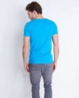 T-shirts - Blauw T-shirt met fotoprint