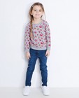 Lichtgrijze sweater met bloemenprint - null - JBC