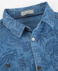 Chemises - Jeanshemd met tropische print