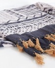 Breigoed - Sjaal met aztec print en kwastjes