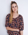 Chemises - Crêpe blouse met florale print
