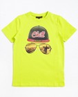 Geelgroen T-shirt met print - null - Besties
