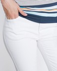 Broeken - Witte ankle jeans met slim fit